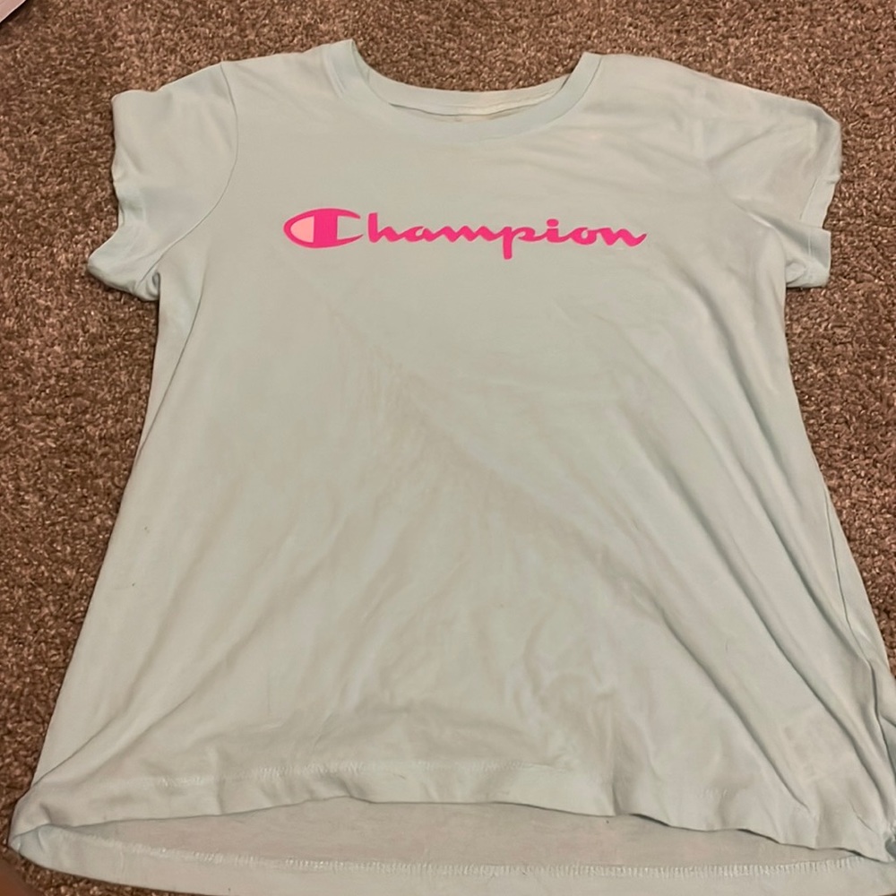 Teal champions shirt never been worn